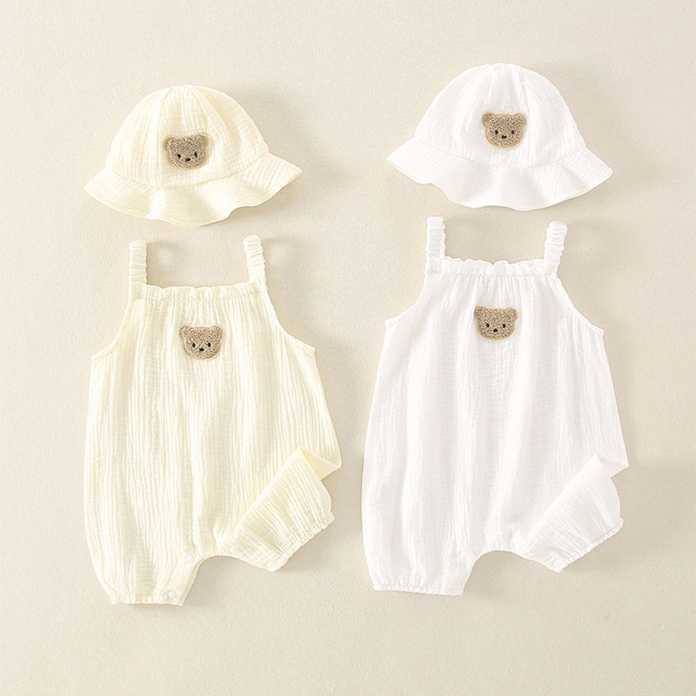 Baby Clothes - Super Cute Embroidered Climbing Clothes Set
