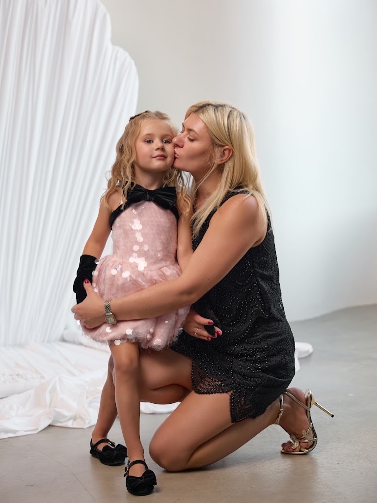 Pink Sequin Tulle Girl Birthda - огляд і ціна Toddler Girl Tulle Party Dress