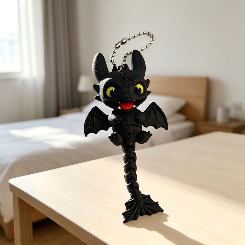 Toothless Keychain 3D Printed  - огляд і ціна Baby Gear