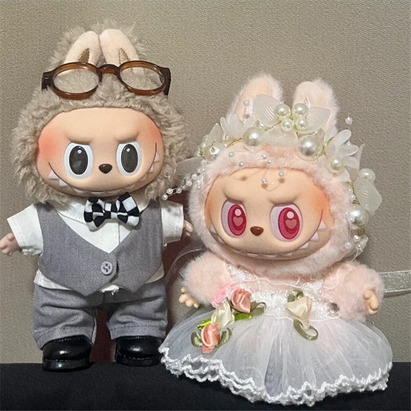 15 17cm For Labubu Doll Weddin - огляд і ціна Baby Clothes