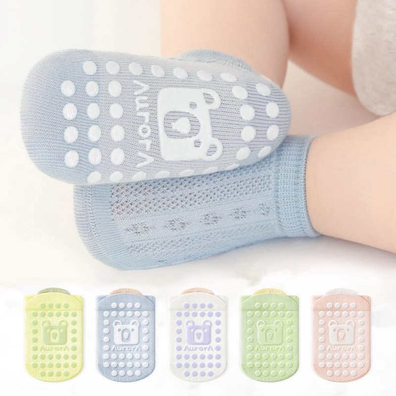 5 Pairs Kids Non-Slip Socks Cu - огляд і ціна Unisex Baby Socks Non Slip