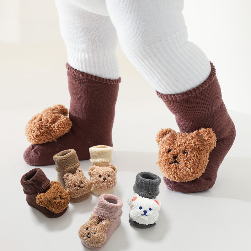 Thick Coral Fleece Baby Socks  - огляд і ціна Unisex Baby Socks Non Slip