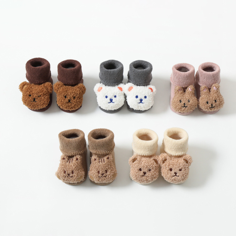 Thick Coral Fleece Baby Socks  - огляд і ціна Unisex Baby Socks Non Slip