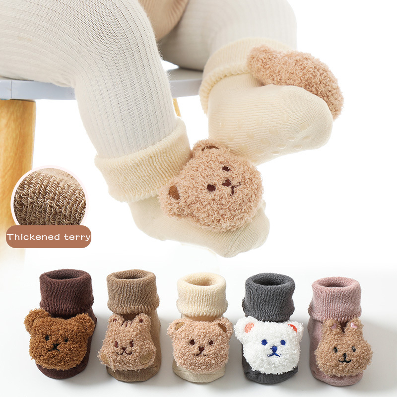 Thick Coral Fleece Baby Socks  - огляд і ціна Unisex Baby Socks Non Slip