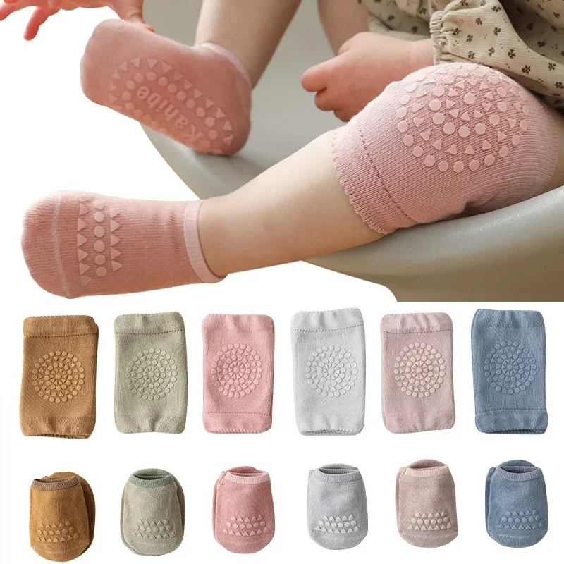 1 Set Baby Socks & Kneepads Se - огляд і ціна Unisex Baby Socks Non Slip