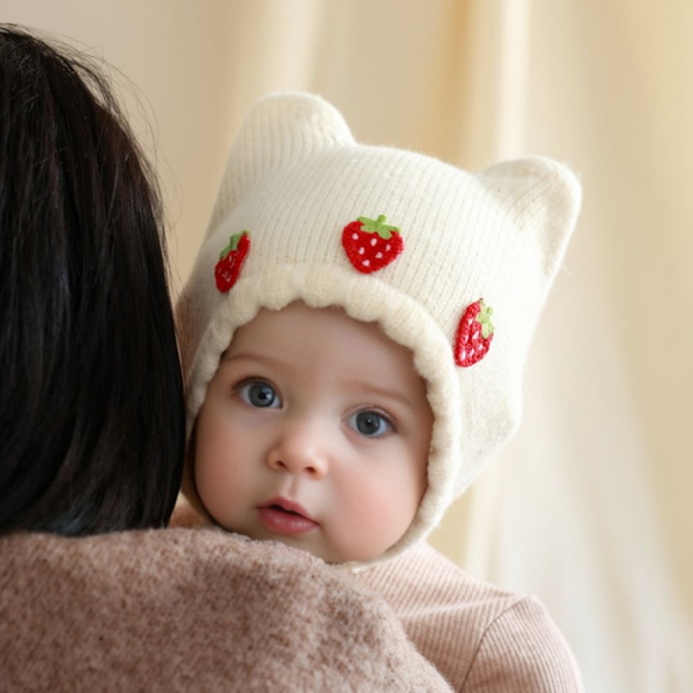 Winter Knitted Baby Bonnet War - огляд і ціна Infant Beanie Hat With Ears